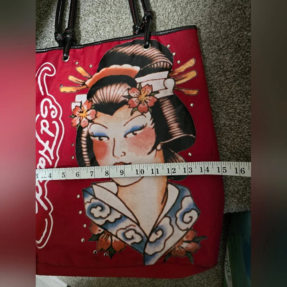 Ed Hardy Y2k Red Tote - Picture 11 of 11